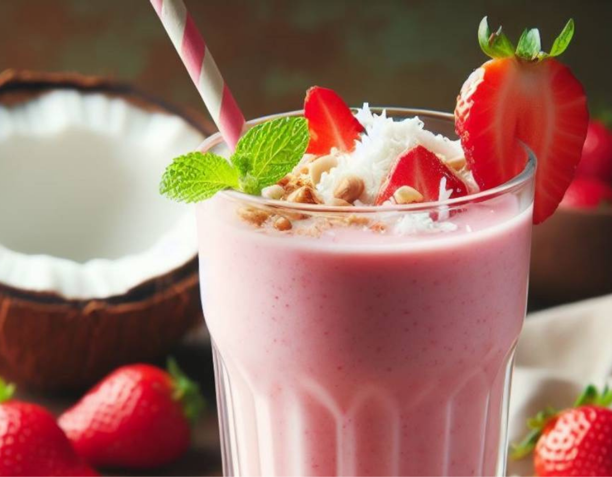 Batido de fresa